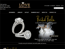 Tablet Screenshot of lovejewelers.com